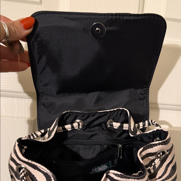 Zebra Print Mini Backpack - Picture 4 of 5